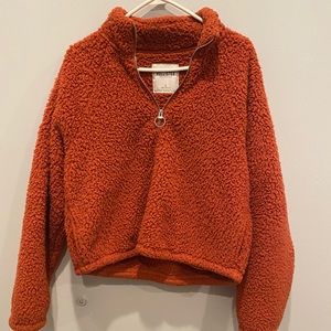 fuzzy hollister jacket